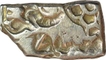 Punch marked Silver Karshapana coin of Maurya Dynasty.