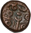 Copper Jital Coin of Devaraya I of  Sangama Dynasty of Vijayanagar Empire.