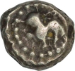 Silver Drachma Coin of Jaitra Simha of Chauhans of Ranthambhore.