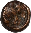 Copper Coin of Achyutadevaraya of Tuluva Dynasty of Vijayanagar Empire.