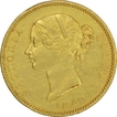 Gold Mohur Coin  of Victoria Queen of Calcutta Mint of 1841.