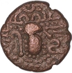 Copper Dramma Coin of Chalukyas of Gujarat.