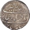 Rare and Unlisted Silver One Rupee Coin of Farrukhabad.