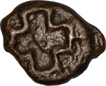 Punch marked Copper Karshapana coin of Madhya Pradesh Region of Maurya Dynasty.