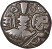 Copper Drachma Coin of Diddha Rani of Loharas of Kashmir.