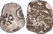 Punch Marked Silver Karshapana coins of Magadha Janapada.