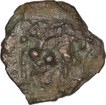 Cast Copper fractional Coin of Shuktimati of City State.