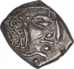 Silver Drachma coin of Skandagupta of Gupta Dynasty.