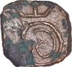Retrograde Copper Cash Coin of India Danish.