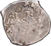 Punch Marked Silver Half Karshapana Coin of Saurashtra Janapada.