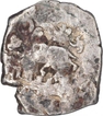 Rare Punch Marked Silver Half Karshapana Coin of Saurashtra Janapada.