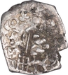 Rare Punch Marked Silver Half Karshapana Coin of Saurashtra Janapada.