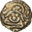 Debased Gold Dinar Coin of Gangeyadeva of Kalachuris of Tripuri.