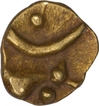Gold One Fourth Fanam Coin of Hoysala Kingdom.