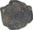 Silver Drachma Coin of Krishnaraja of Kalachuris of Mahishmati.