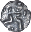 Silver Quarter Fanam Coin of Bukka I of Shilaharas of Kolhapur.