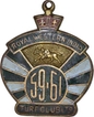 Brass Membership Badge of Royal Western Turf Club of India.
