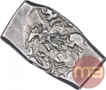 Punch Marked Silver Quarter Karshapana Coin of Saurashatra Janapada.