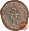 Copper One Kasu Coin of Ramayana Series of Thanjavur Nayakas.