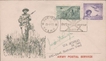 Autograph of Jagjit Singh Aurora on Army Postal Service Cover.