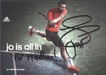 Autograph of Legendary Tennis Player Jo Wilfried Tsonga.