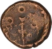 Copper Kasu of Devaraya II of Vijayanagar Empire. 