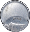 Error Steel Twenty Five Paisa Coin of Republic India.