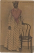 Picture Post Card of an African Women.
