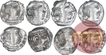 Silver Drachma Coins of Rudrasena III of Western Kshatrapas.