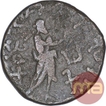 Copper Tetradrachma Coin of Azes II of Indo Scythian.