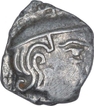 Silver Drachma Coin of Kumaragupta of Gupta Dynasty .