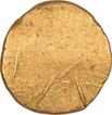 Rare Gold Fanam Coin of Chalukyas of Kalyana.