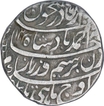 Silver One Rupee Coin of Ahmad Shah of Anwala Mint of Durrani Dynasty.