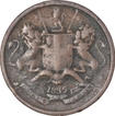 Copper One Twelfth Anna Coin of East India Company of Bombay Mint of 1835.