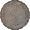 Copper One Twelfth Anna Coin of King George V of Calcutta Mint of 1924.
