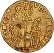 Gold Zecchino Coin of Paulo Rainer of Venice Mint of Italy.