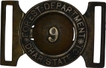 Brass Belt Buckle of Forest Department of Dhar State.