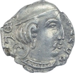 Silver One Drachma Coin of Rudrasena III of Kardamaka Family of Western Kshatrapas.