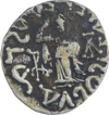 Silver Drachma Coin of Azes II of Indo Scythians.