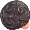 Copper Kasu Coin of Vijayanagar Kingdom.