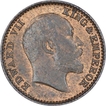 Bronze One Twelfth Anna Coin of King Edward VII of Calcutta Mint of 1908. 