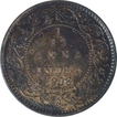 Bronze One Twelfth Anna coin of King Edward VII of Calcutta Mint of 1908.