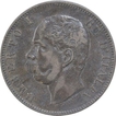 Copper Ten Cent Coin of Umberto I of Italia.