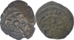 Copper One and Half Kakani Coins of Devanaga of Nagas of Padmavati.