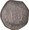 Copper Four Bazarucos Coin of D Joao III of Indo Portuguese.