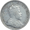 Silver Ten Cent of King Edward VII of Straits Settlements.