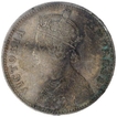 Silver One Rupee Coin of Victoria Empress of Bombay Mint of 1883.