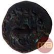 Copper Pentachalkon Coin of Azes II of Indo Scythian.
