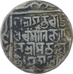 Silver One Tanka Coin of Rajadhara Manikya of Tripura.