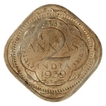 Copper Nickel Two Annas Coin of King George VI of Calcutta Mint of 1939.
